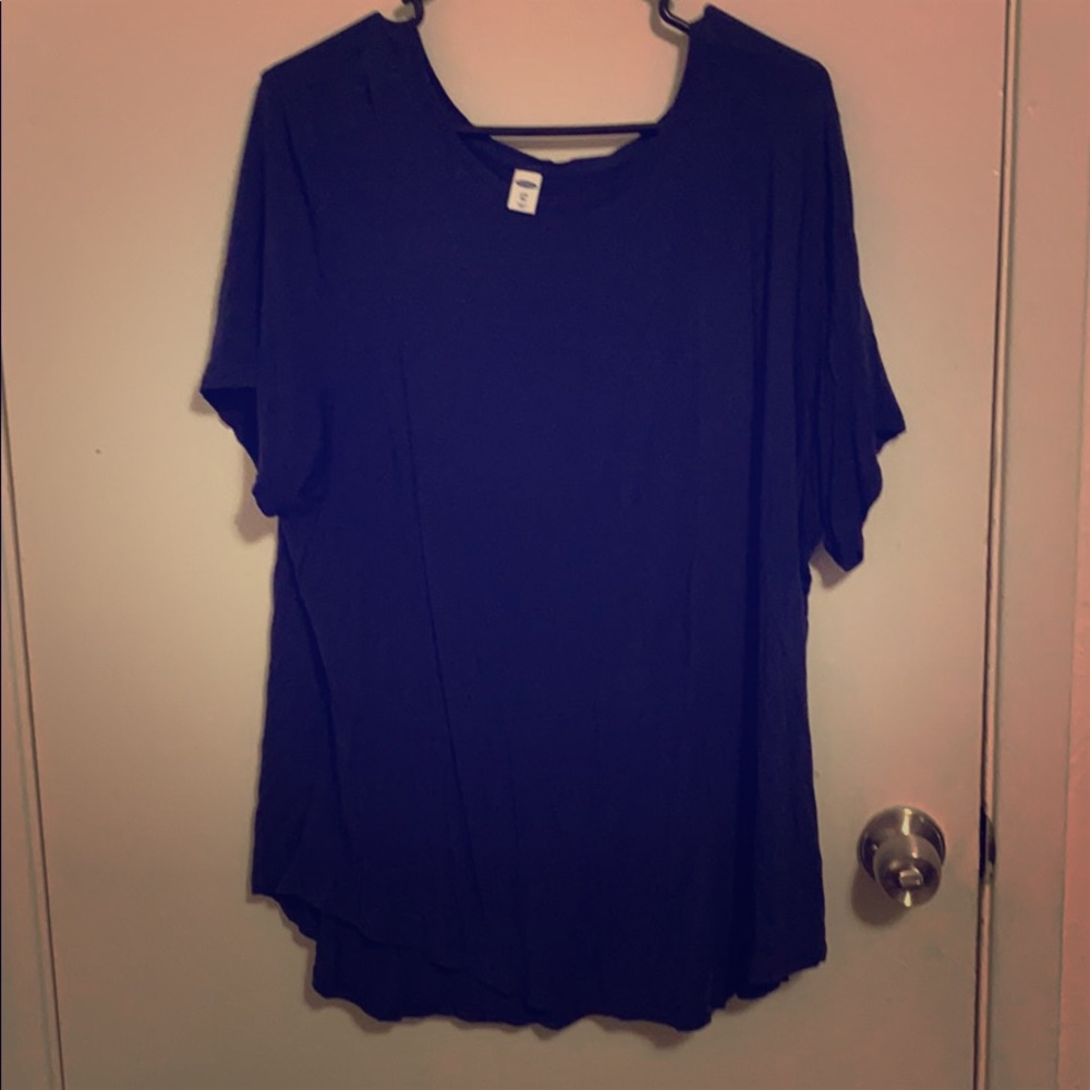 Dark blue blouse
